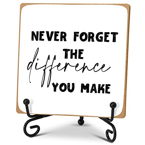 Home Office Desk Decor Wood Plaque With Stand, Social Worker Appreciation Gifts For Women Men Retirement Gifts Going Away Gift Leaving Gifts For Coworker Boss Leader Colleague Friends -A12 #TOP7