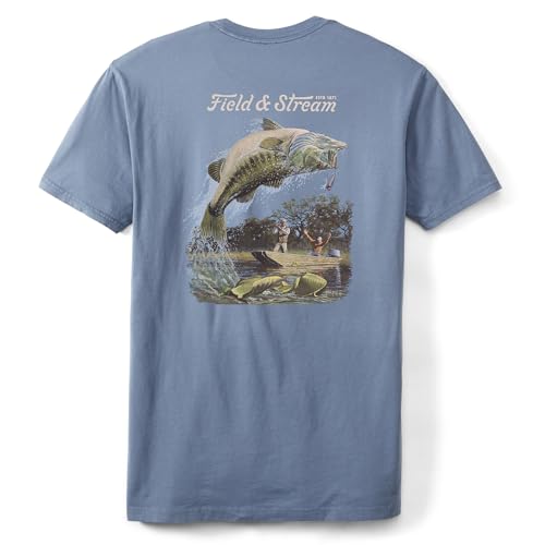 Field & Stream Men's Midweight Short Sleeve Graphic Tee Shirt