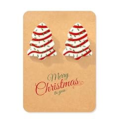 christmas tree earrings
