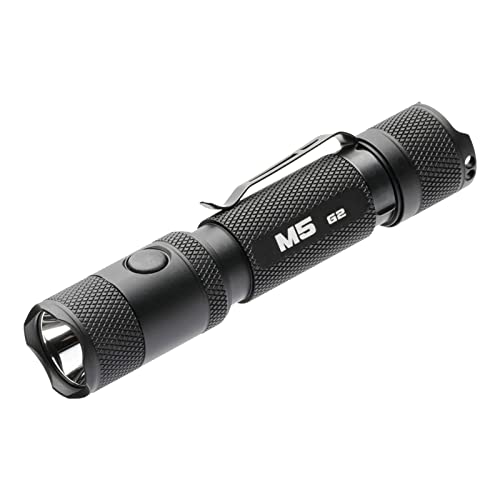 PowerTac M5-G2 Tactical Flashlight 2030Lumens Magnetic Rechargeable LED Flashlight for EDC,Camping,Hiking,Outdoor,Searching