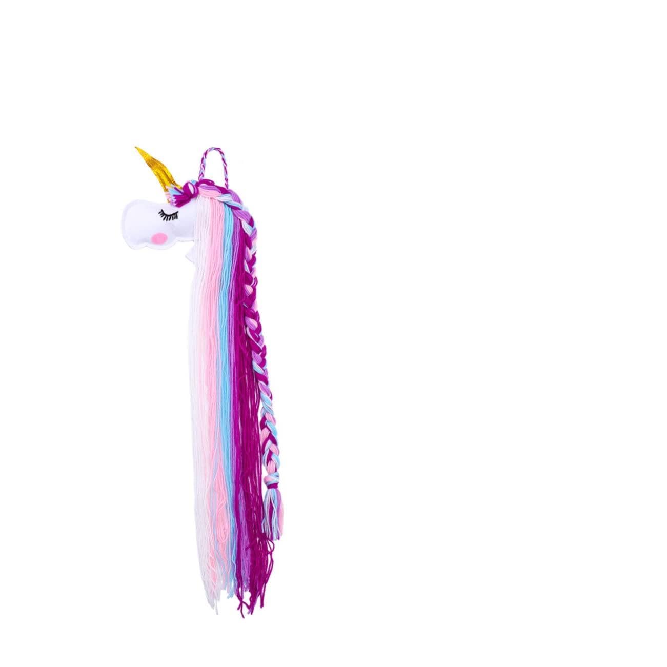 SUPVOX Unicorn Hairpin Storage Belt Colorful Cartoon Bows Hairpin Holder for Girls Bun Pins for Hair Hair