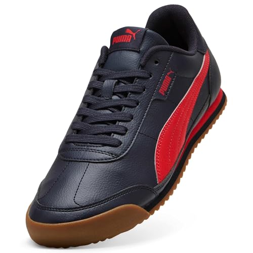 Image of Puma, Unisex-Adult, Puma Turino II, New Navy-for All Time Red-Gum, Sneaker, 9UK, (39745218)