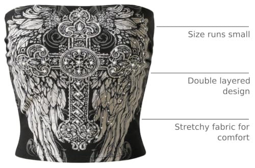 Image of MixMatchy Women's 3 Pack Tube Top Built-in Bra Strapless Ruched Bandeau