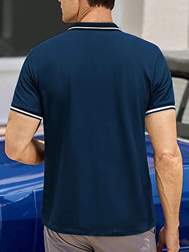 Image of Lymio Men's Polyester Regular Fit T Shirt || Polo T-Shirt || Pain T-Shirt (Plainpolo)