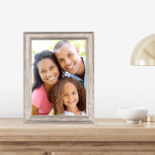 Image of Lawrence Frames Classic Bead Picture Frame, 5x7, Silver