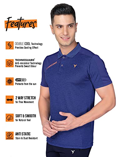 Image of TECHNOSPORT Men's Regular Fit Tshirt