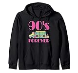 90s forever party costume anni '90 alla moda, decorazione anni '90 felpa con cappuccio