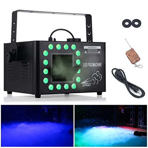 Máquina de Humo con Luces 1500W para DJ y Eventos miniatura 2