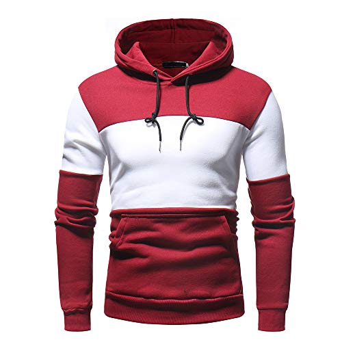riou Chaqueta con Capucha Forro Polar Sudadera con Capucha Hombres de Manga...