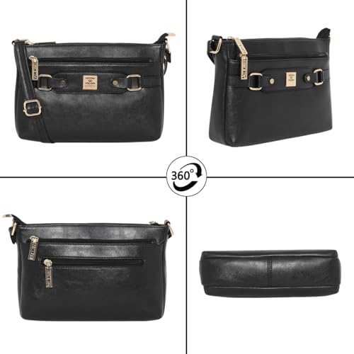 Image of ESBEDA Classic Structured Buckle Sling For Women | Ladies Purse | Slings For Casual Carry | Stylish Sling Bag | Gift Bag For Women