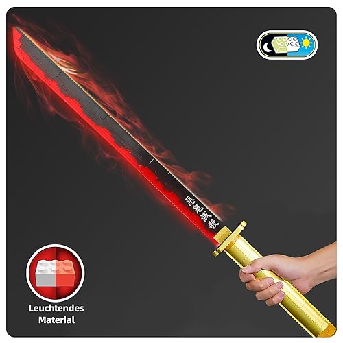 Image of TOY PLAYER Demon Sword Toy Building Set, 606 Pcs Toy Building Set Toy Compatible with Lego Anime, Katana Building Set, Gift for Anime Fans