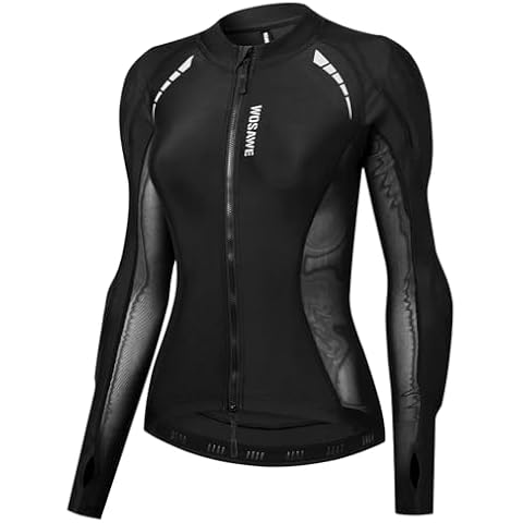 WOSAWE Women's Mesh Motorcycle Jacket with Armor Cover