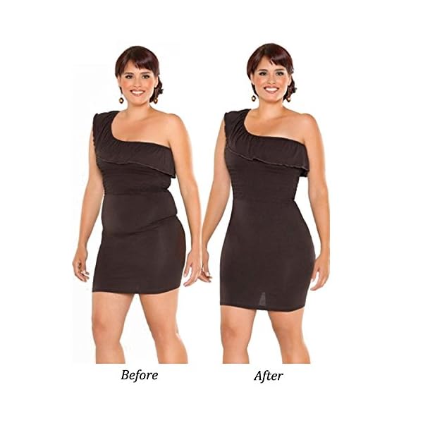 Hioffer 328 Women Waist Cincher Girdle Tummy Slimmer Sexy Thong Panty Shapewear Black