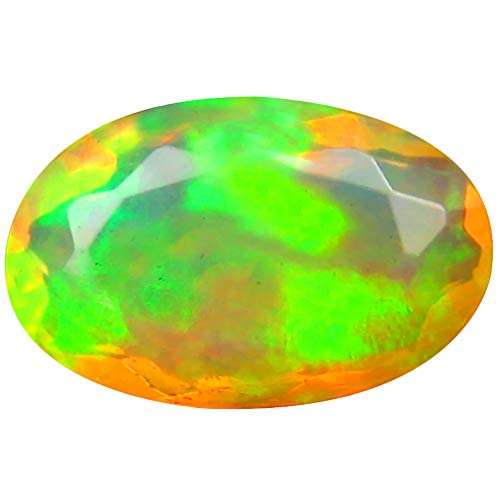 Opale éthiopienne véritable 1.22 ct et pierre précieuse en vrac ovale