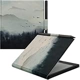 GOVTVA Étui magnétique en cuir pour tablette 7'' Boox Go Color 7 (Gen II/Gen I 2025/2024) / Onyx Boox Go 7 housse ultra-fine et légère avec veille/réveil automatique avec porte-stylo et fermeture