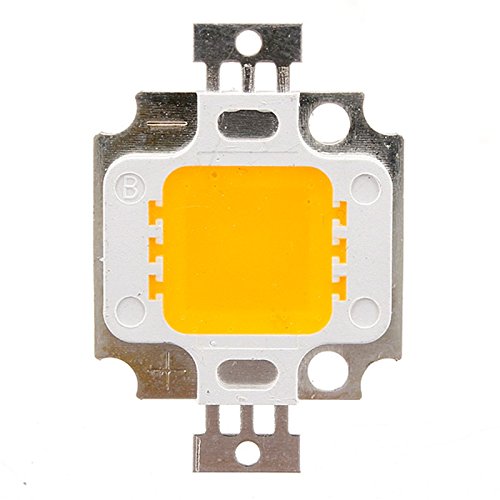 CUHAWUDBA 10W LED COB chip floodlight floodlight Spotlight lamp Light Bulb Color: Yellow