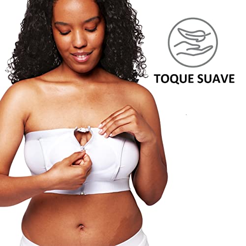 Sutiã de Amamentação Para Extrator Leite Medela Mãos Livres - GG - BRANCO