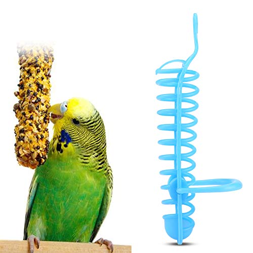 Mangeoire pour perroquets oiseaux support millet légumes Akozon - 3