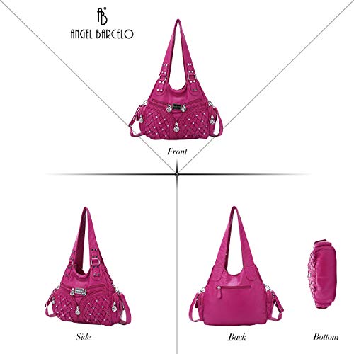 Image of Angel Barcelo Purses for Women Large Shoulder Bag Soft Hobo Bags for Women