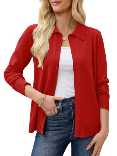 Image of Heymoments Womens Lightweight Cardigan Sweaters Fall Outfits