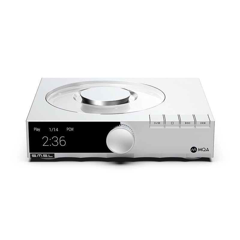 SMSL PL200T CD Player MQA-CD Transport Clock Input Output P.A.S.S.