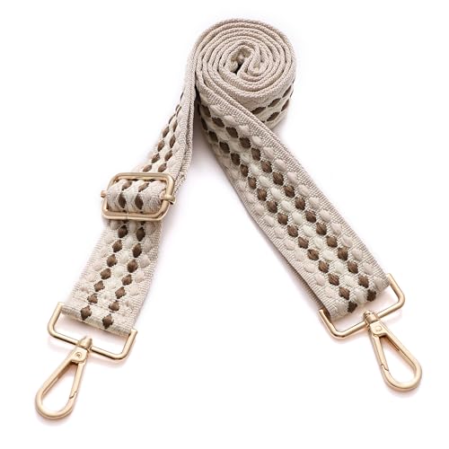 Image of S-Jacorry Purse Strap Replacement Crossbody Wide Shoulder Strap Adjustable Canvas Straps Handbag Strap Replacement Belts