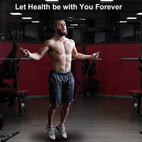 image for Frebw Jump Rope for Fitness Crossfit Boxing 2 Pack Speed Skipping Rope