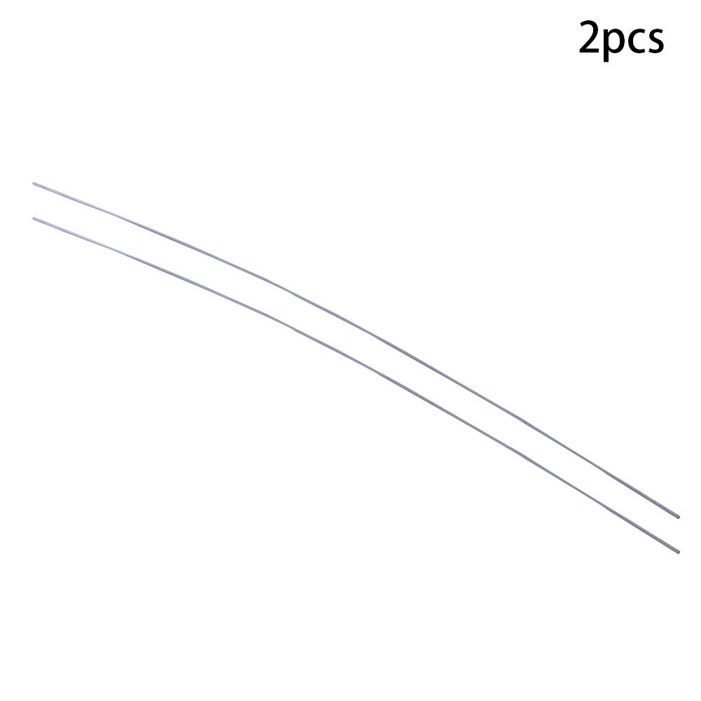 Othmro Lot 3 Barres Rondes POM – Diamètre 4 Mm, Longueur 1 M, Polyoxyméthylène Haute Densité, Noir Translucide