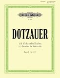 113 Violoncello-Etüden: Heft 1: Nr. 1 -34 (Grüne Reihe Edition Peters)