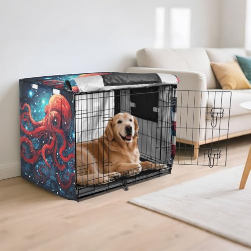 Housse imperméable pour cage chien et chat design étoiles - 7