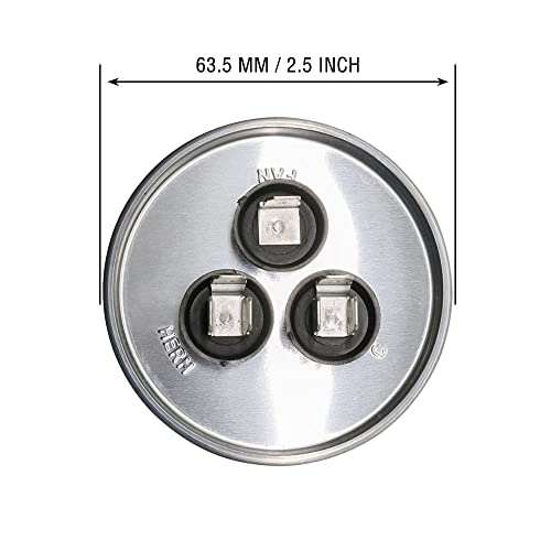 Condensateur Double 50+5 µF 440V – Pour Climatisation Centrale – EverGrow – Neuf