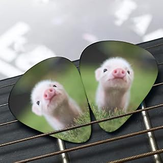 Ensemble de 12 médiators de guitare Baby Pig pour guitare acoustique, guitare électrique, contrebasse, ukulélé - Les Beatles, Paul McCartney, John Lennon, RIngo Starr, George Harrison Ensemble de 12 médiators de guitare Baby Pig pour guitare acoustique, guitare électrique, contrebasse, ukulélé – Image 7
