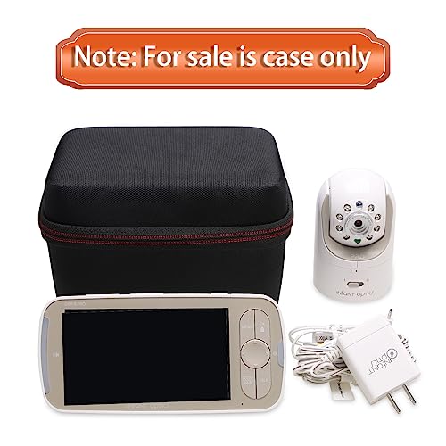 Baby Monitor Travel Case for Infant Optics DXR-8 PRO/HelloBaby/VTech/VAVA/ANMEATE/eufy Security Baby Monitor - Hard Protective Carrying Storage Bag