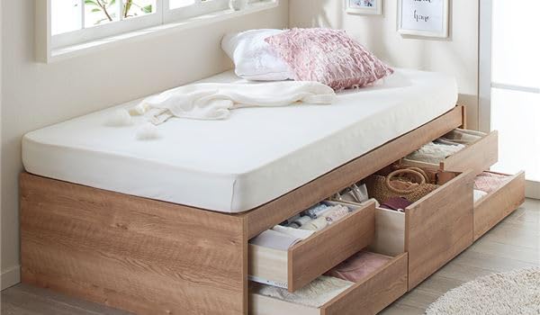 無印良品 ベットフレーム シングル 木製 シングルベッド 家具 P089