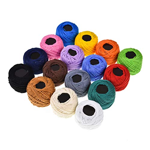 Fils à broder multicolores SUPVOX pour technique de broderie blanche Hardanger et crochet - 2