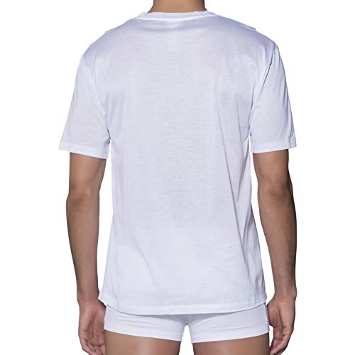 Hanro Men's Cotton Sporty v-Neck Shirt3