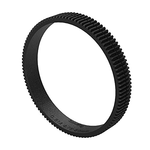 SMALLRIG Anello Dentata di Messa a Fuoco Senza Cuciture Φ78-Φ80mm Rotazione di 360° - 3295