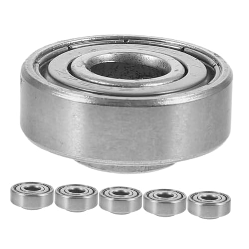 SOPOTUTU 6個 スチール製車椅子前輪ベアリング 滑らかな走行と耐久院 対応の交換用キャスター部品 簡単取替えで 安定した車椅子操作サポート