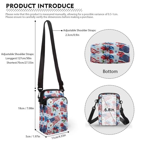 Image of Lightweight Small Crossbody Bags Cell Phone Purses Travel Pouch Shoulder Bag for Women
