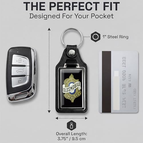 Image of Brotherhood Car Key Chain for Olds Mobile- Classic Models Keychain for Men and Women Gift Key Ring