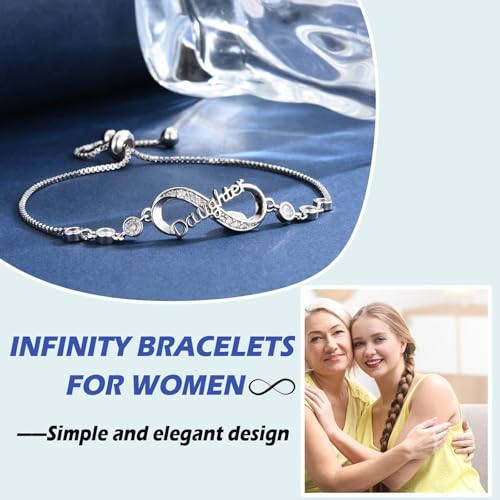 Infinity Bracelets for Women Gifts Adjustable Link Bracelets Gifts Jewelry for Birthday, Christmas, Mothers Day4