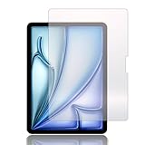 iPad Pro(M4)専用 iPad Air(M2)専用 13インチ 12.9インチ ガラスフィルム ブルーライトカット ガイド枠付き 日本メーカー監修 保護フィルム 強化ガラス 硬度9H 2強 指紋防止 全面保護 かんたん貼り付け 【WANLOK】 (iPad Pro, iPad Air兼用)