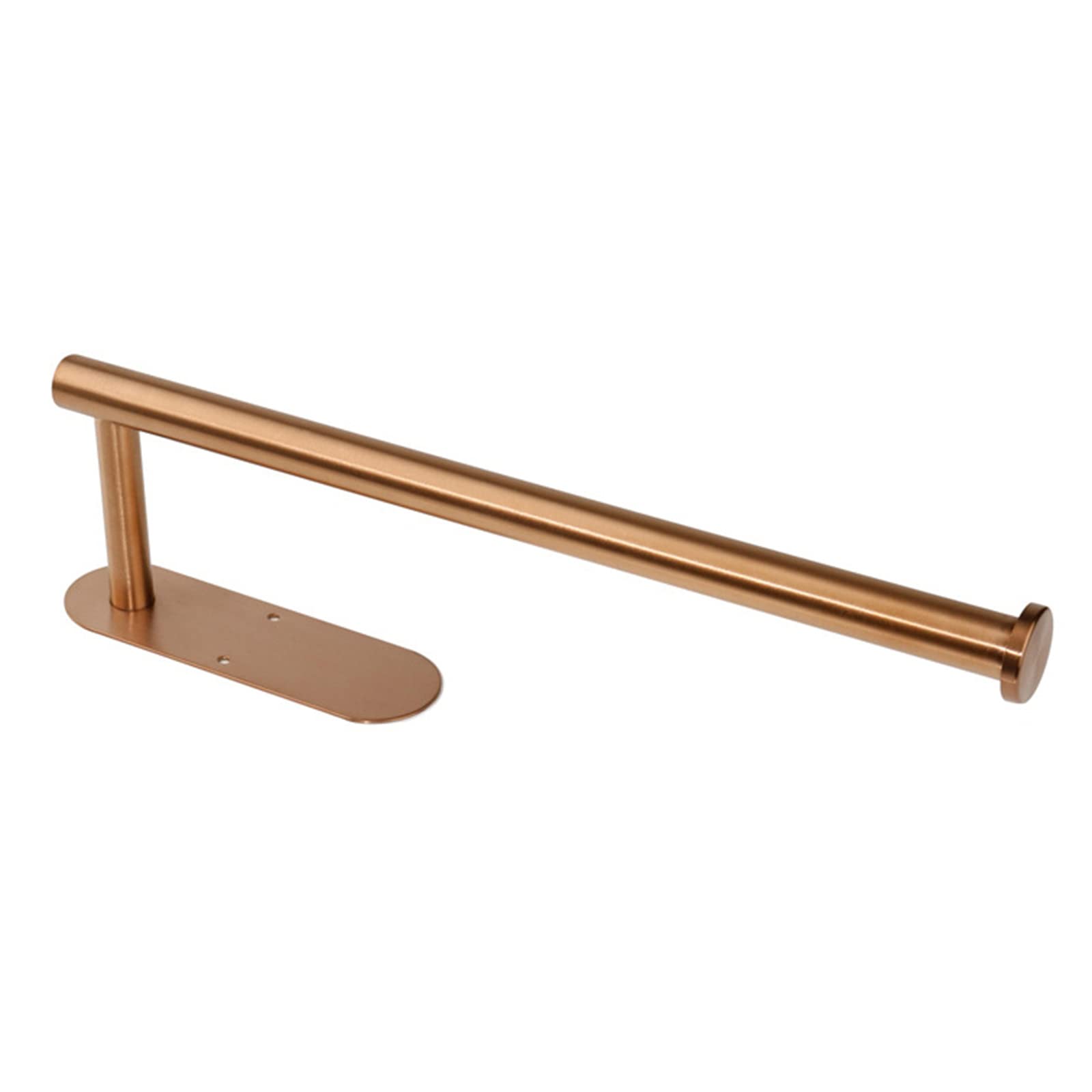 JiuQing Porte-Serviettes en Papier SUS304 Porte-Rouleau De Cuisine en Acier Inoxydable sans Perçage Adhésif Support Mural pour Papier Hygiénique,Rose Gold b