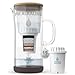 Invigorated Water PH Restore Caraffa filtrante per acqua alcalina – Brocca acqua filtrante durevole con sistema di filtrazione a più livelli – Brocca in vetro per pH elevato, filtro acqua pura, 3,5 L