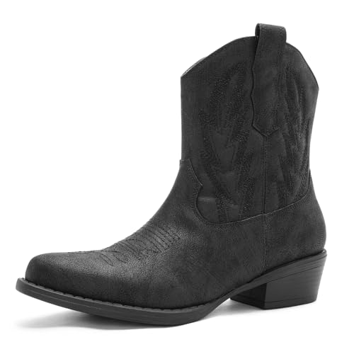 Image of GLOBALWIN Cowboy Boots For Women Short Ankle Boots