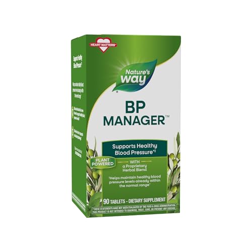 Nature's Way BP Manager, Blood Pressure & Heart Support, 90 Tablets - image 1
