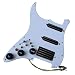 Left-hand SSH Prewired Loaded Pickguard With Dual Hot Rail High Output Pickups Set For Electric Guitar Accessories guitar pickguard pickup