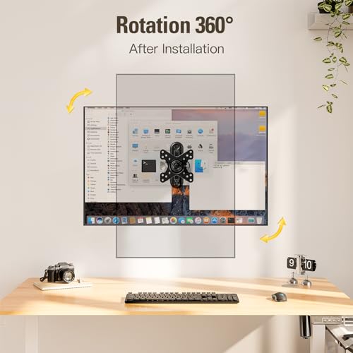 image for Mounting Dream UL Listed Full Motion Monitor Wall Mount TV Bracket for