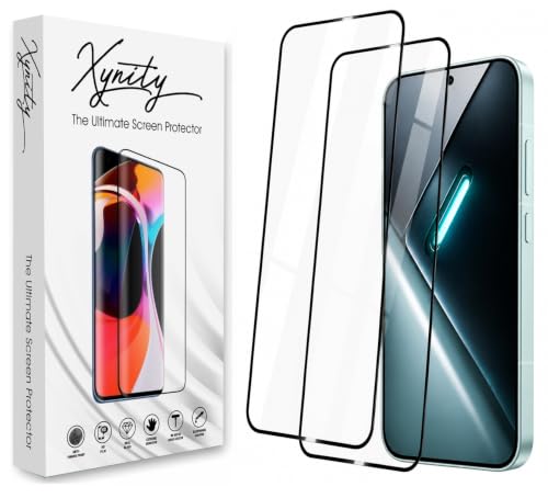 Image of Xynity Ultra Tempered Glass for Poco X8 Pro (Pack of 2) - Edge to Edge Full Screen Coverage with Easy Installation Kit