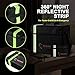 ROLOWAY Large Fireproof Bag 5200°F Heat Insulated (17 x 12 x 5.8 inches) with Reflective Strip, Fireproof Document Bag with Fireproof Money Bag for Cash Safe, Fireproof Safe Bag for Document Safe